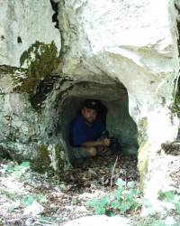 Kozí díra - vchod