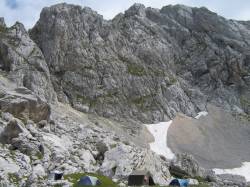 Durmitor - část táboru speleoexpecice